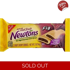 Fig Newtons - 2 Fruity Chewy Biscuit Roll Cookies 56g Pack